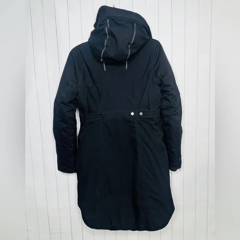 Iceland Black Parka Winter Coat Jacket Small Snow Ski - Image 3