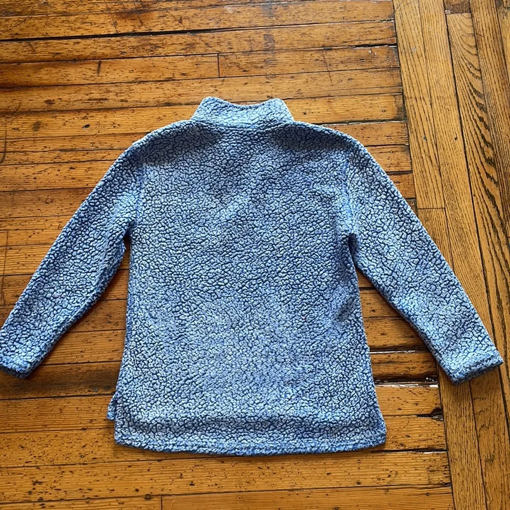 Disney Lilo and Stitch Sherpa Quarter Zip Pullover Size Medium - Image 5