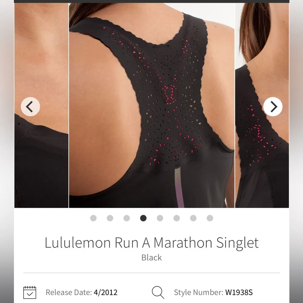 Lululemon run a marathon singlet size 6 - Image 4