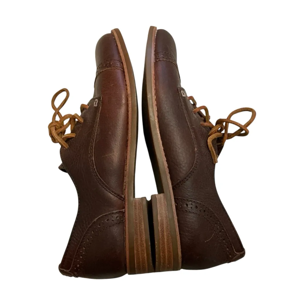Sperry top-sider Bedford women’s brown leather derby shoes cap toe size 6.5 - Image 6