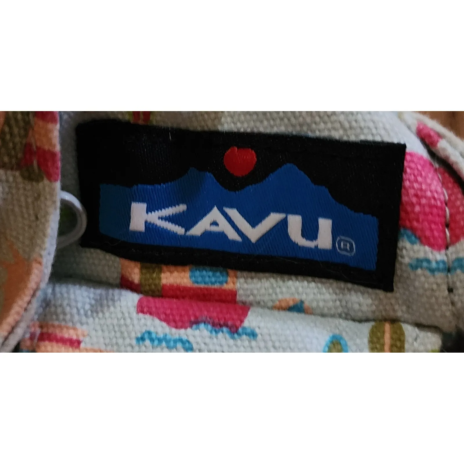 Kavu Rope Sling Bag Cotton Shoulder Crossbody Backpack Camping Surfboard - Image 2