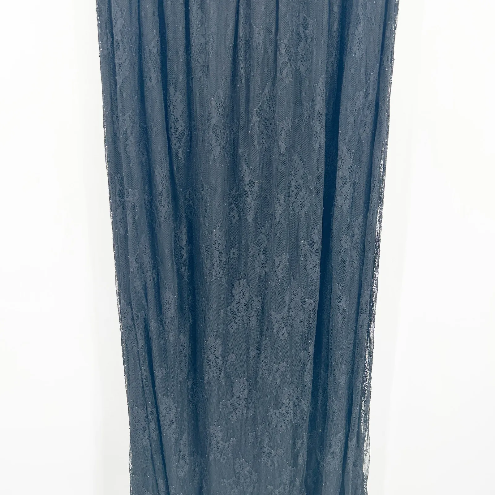 Mystic‎ Womens Party Evening Whimsigoth Sleeveless Lace Maxi Dress Size M Black - Image 3