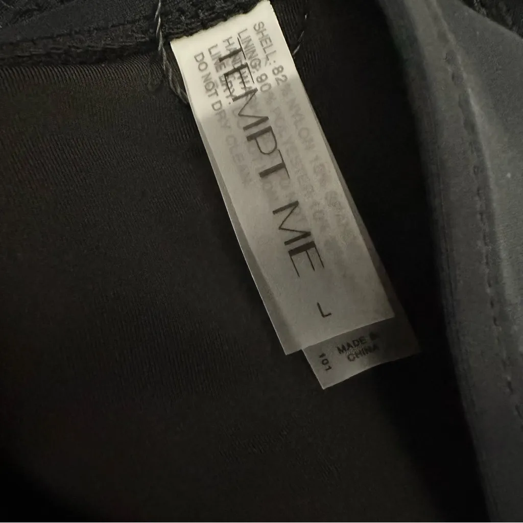 Black High-Waisted Bikini Bottom - Image 3