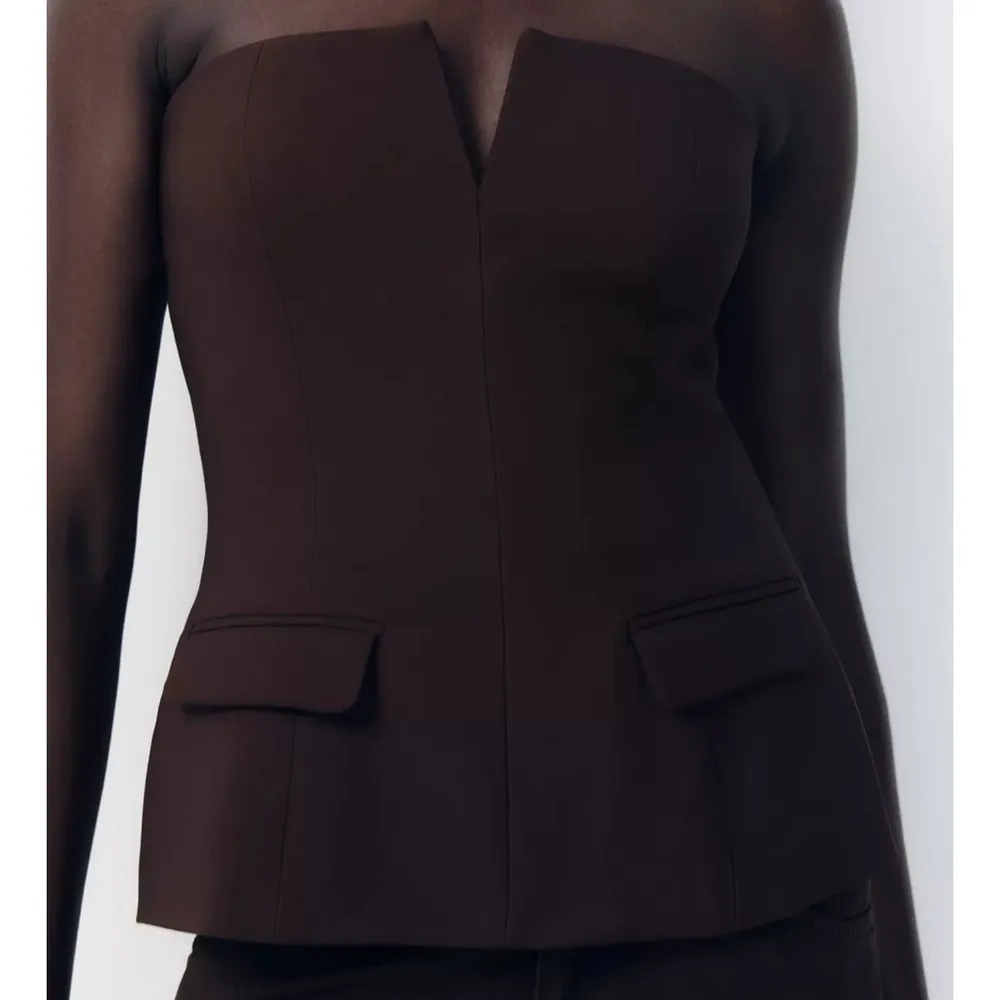 ZARA  - STRAPLESS TOP - Image 3