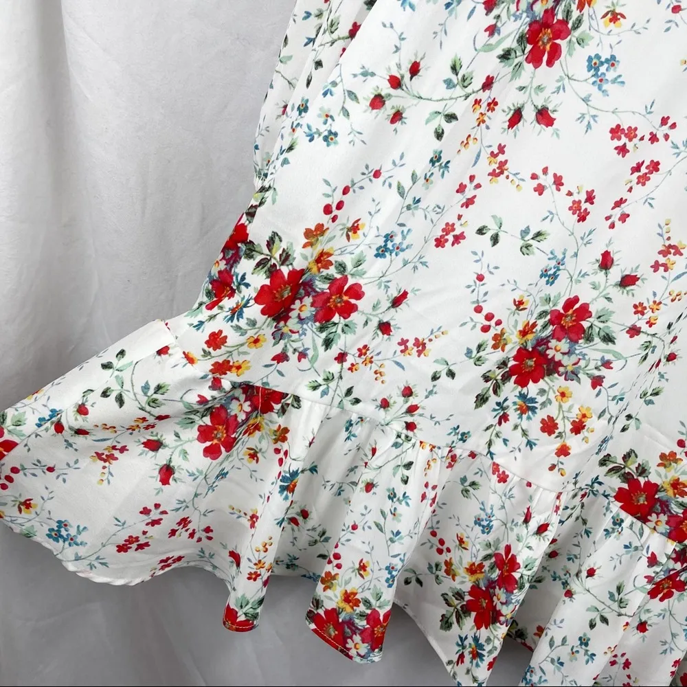 Parker Nola Floral Long Sleeve Shift Dress - Image 10