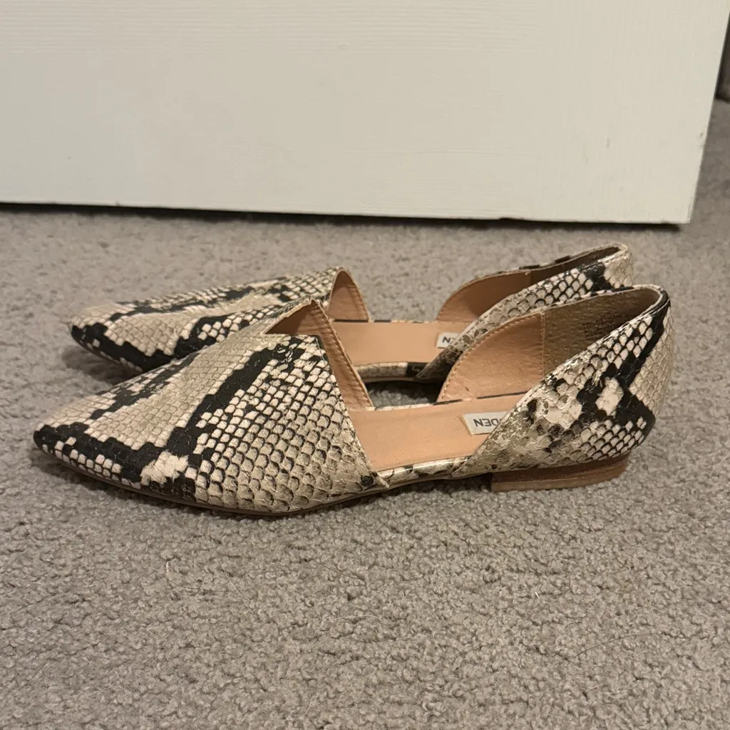Steve Madden Snake Skin Loafer Flats - Image 2
