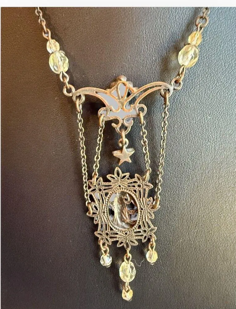 Kirks Folly Muse Fairy Dangle Rhinestone Necklace - Image 6