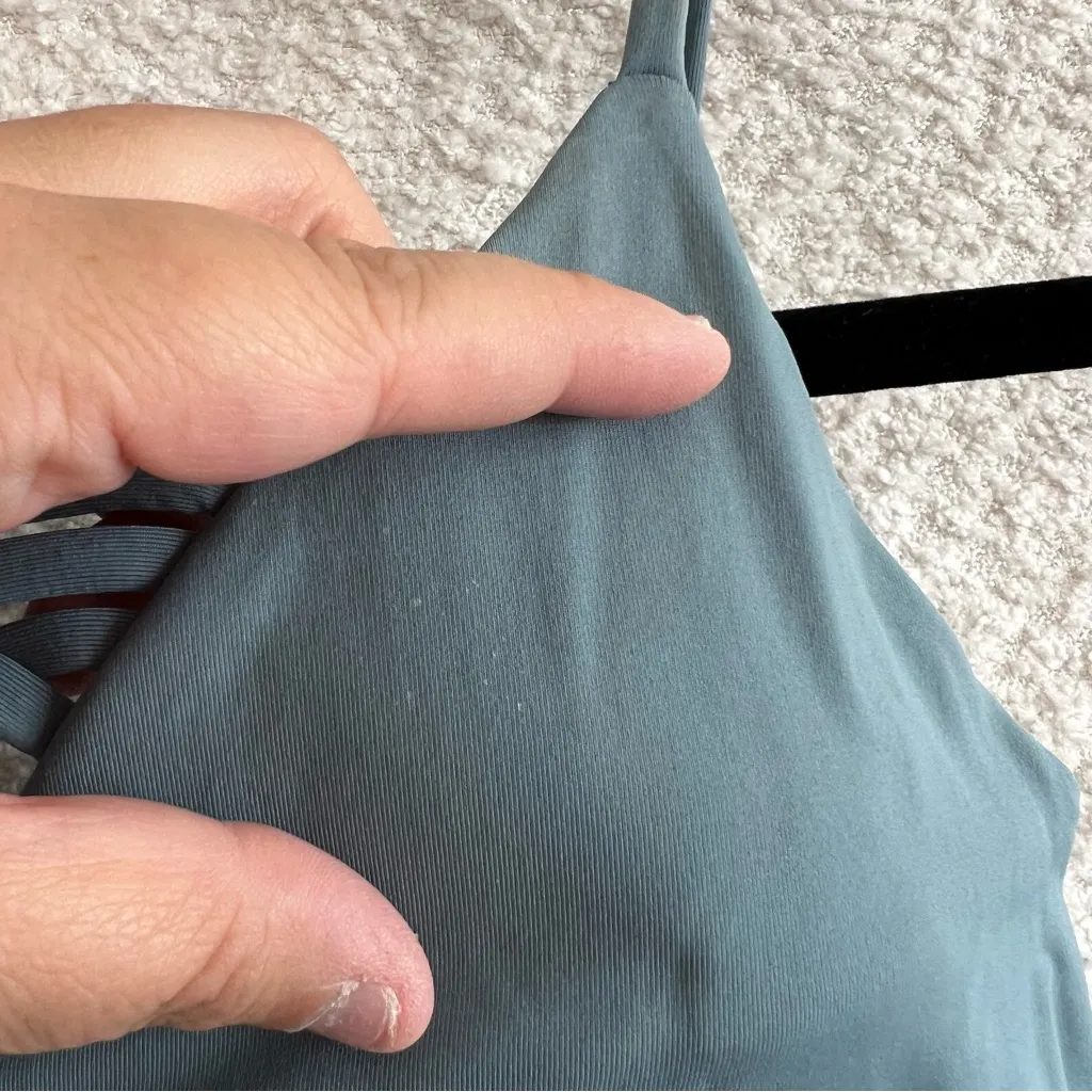 L*Space Women’s‎ Bikini Top Basket Weave Slated Glass Size Large - Image 8