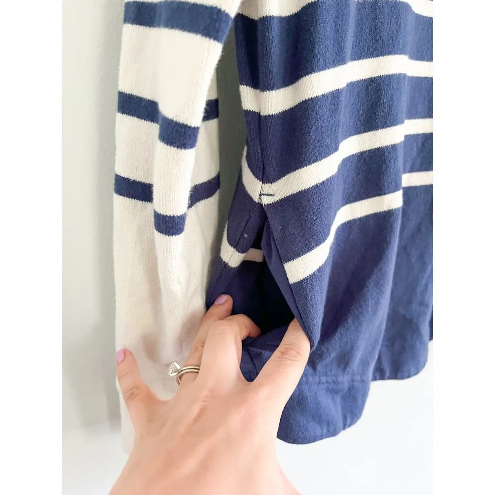 Vineyard Vines | Shep Mixed Stripe Top In Deep Bay | Blue White | Sz XS - Image 5