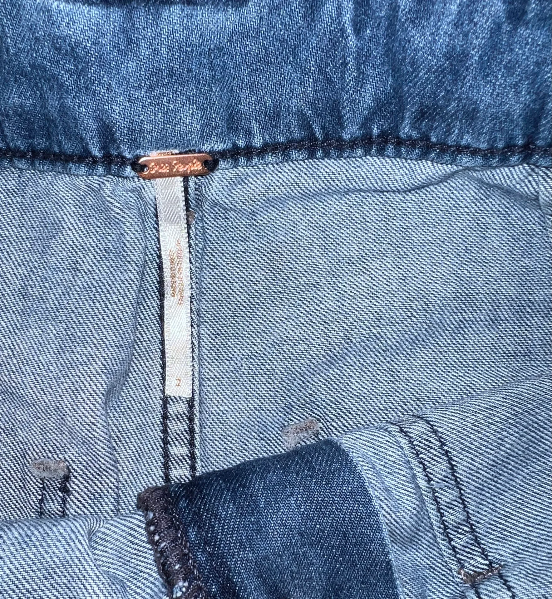 Tie Front Denim Skirt - Image 6