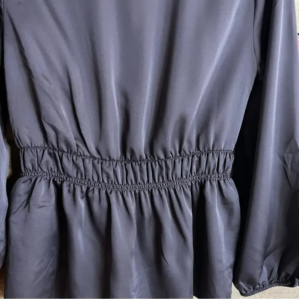 Pleione  Gray‎ Blouse Size Small - Image 6