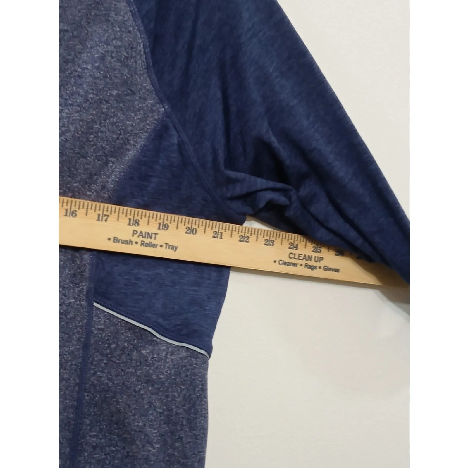 Avia Women's Athletic Top Pullover Blue Drawstring Long Sleeve Funnel Neck XL - Image 6