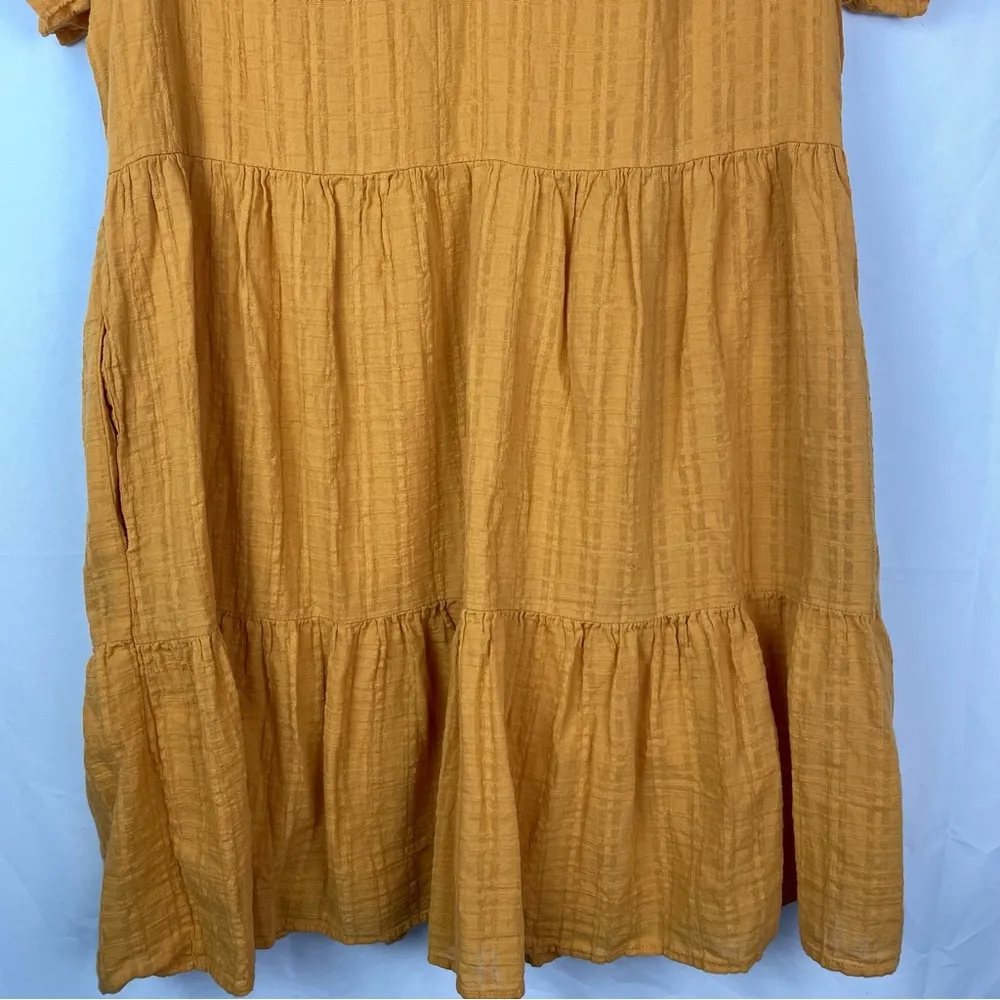 Knox Rose Mustard Tiered Dress - Image 4