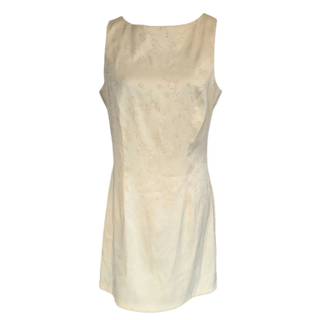 Vintage 90s Floral Yellow Mini Dress Bella Hadid Sabrina Carpenter - Image 10