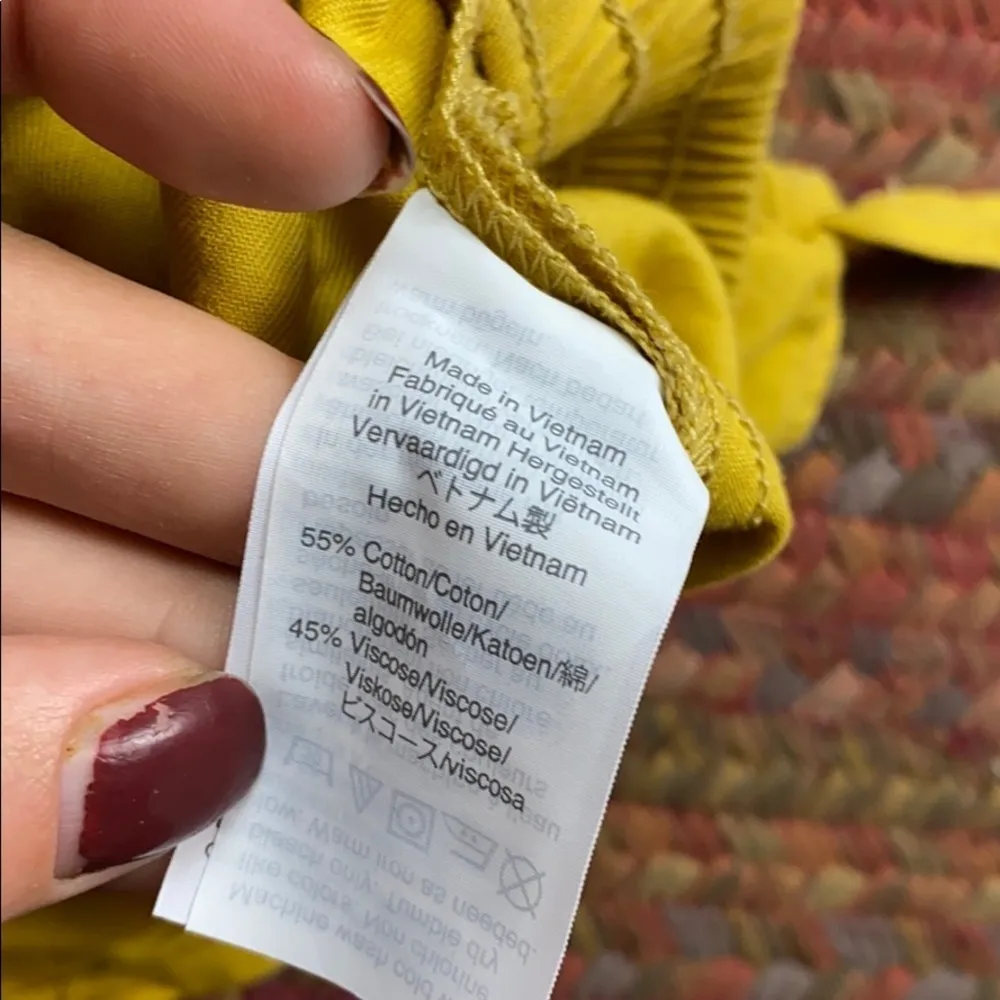 MADEWELL GOLDEN YELLOW BASIC SOFT PULL ON SHORTS - Image 3