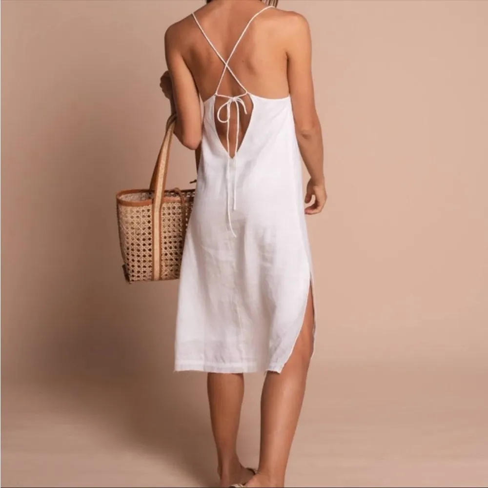 ANTHROPOLOGIE Uma & Leopold Strappy Back Mini Dress NEW - Image 2