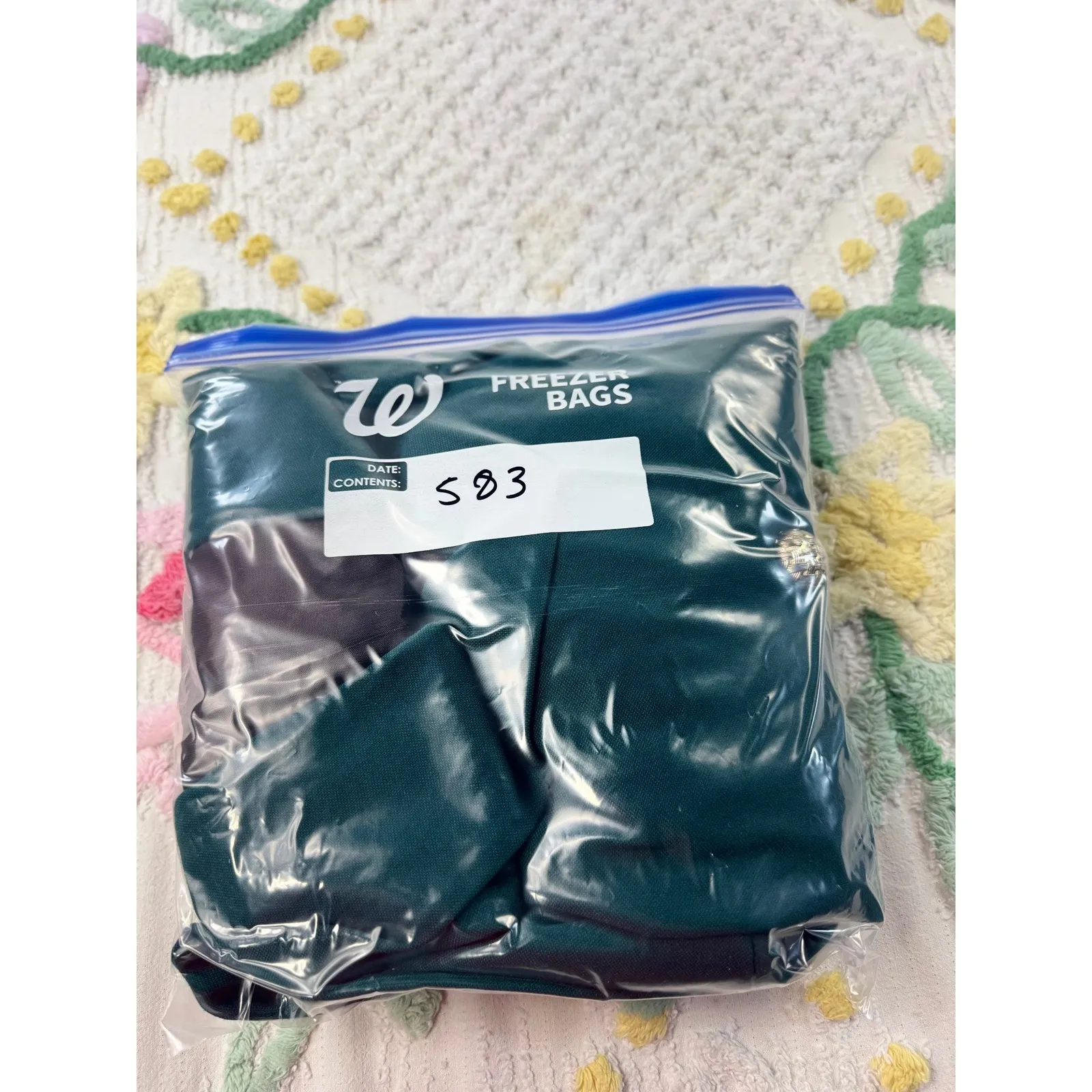 Washington Essentials Women's Teal Blazer Jacket Single Button Pockets Size 12 Green - Image 8