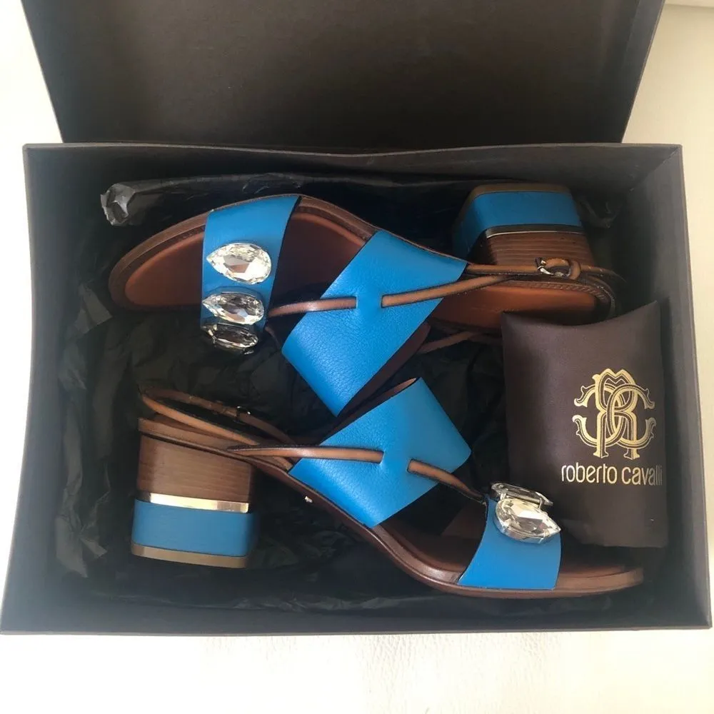 Roberto Cavalli Sling-backs With Jewels 💥 - Image 14