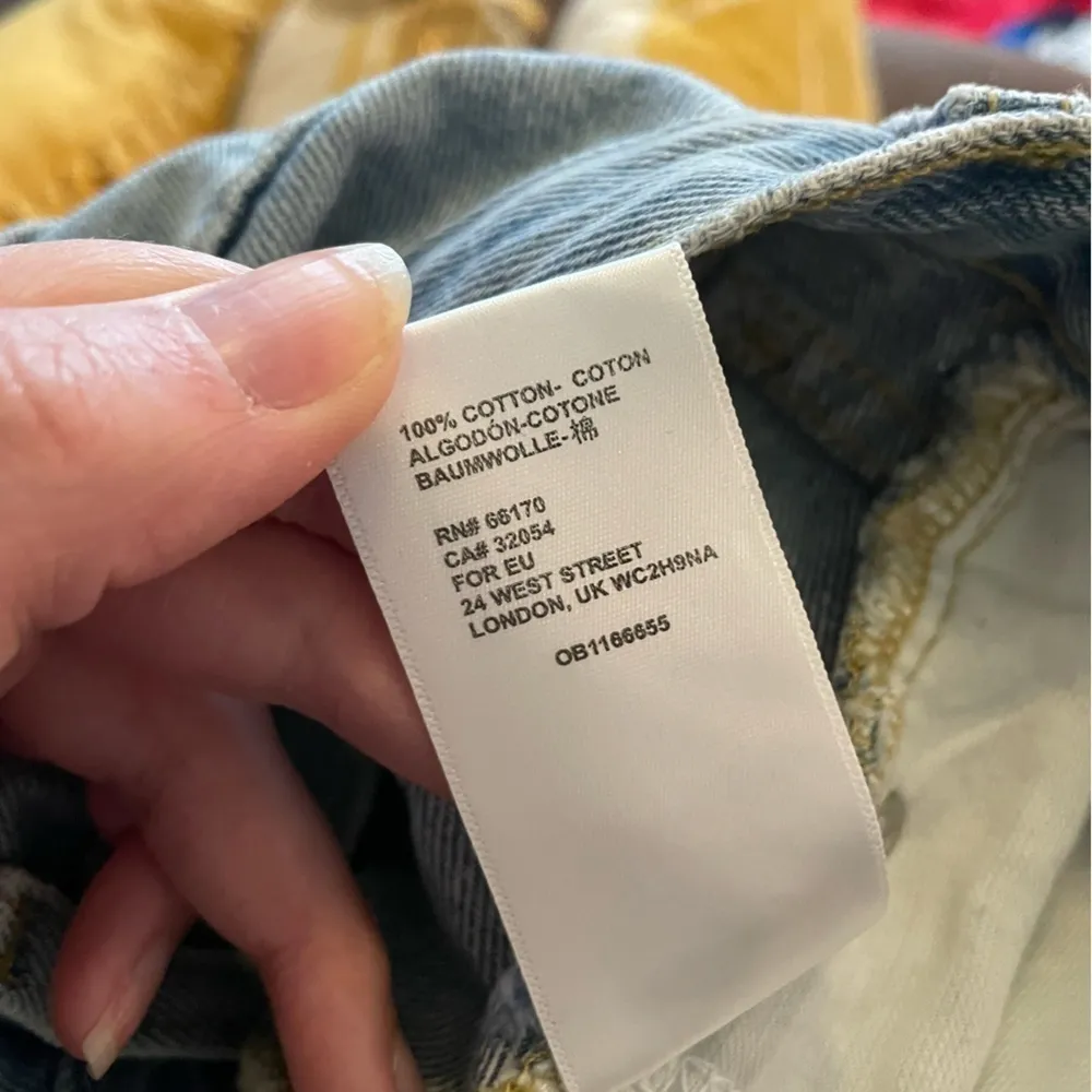 Light Wash Exposed Seam High Rise Slim Straight Jeans - Image 8