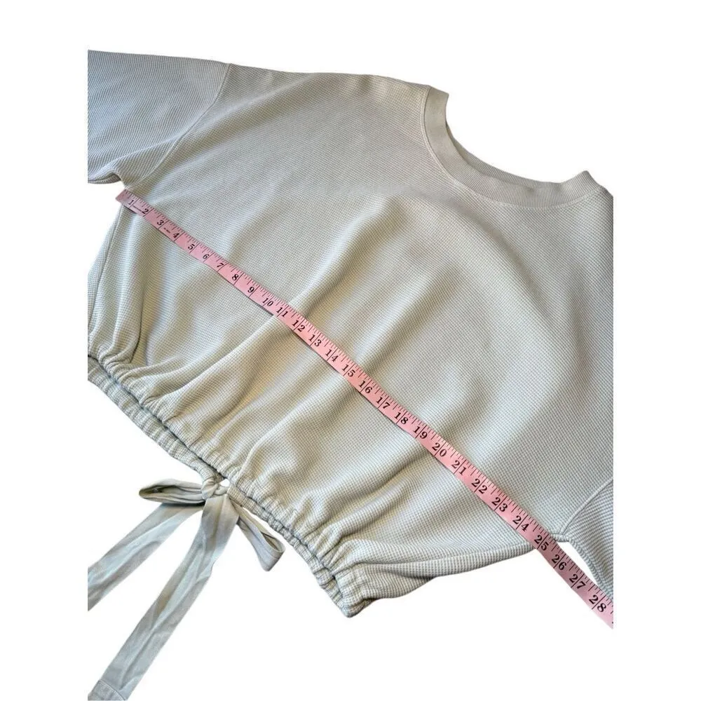 Fabletics Anna Tie-Back Sweatshirt In Dusty Teal - Image 9