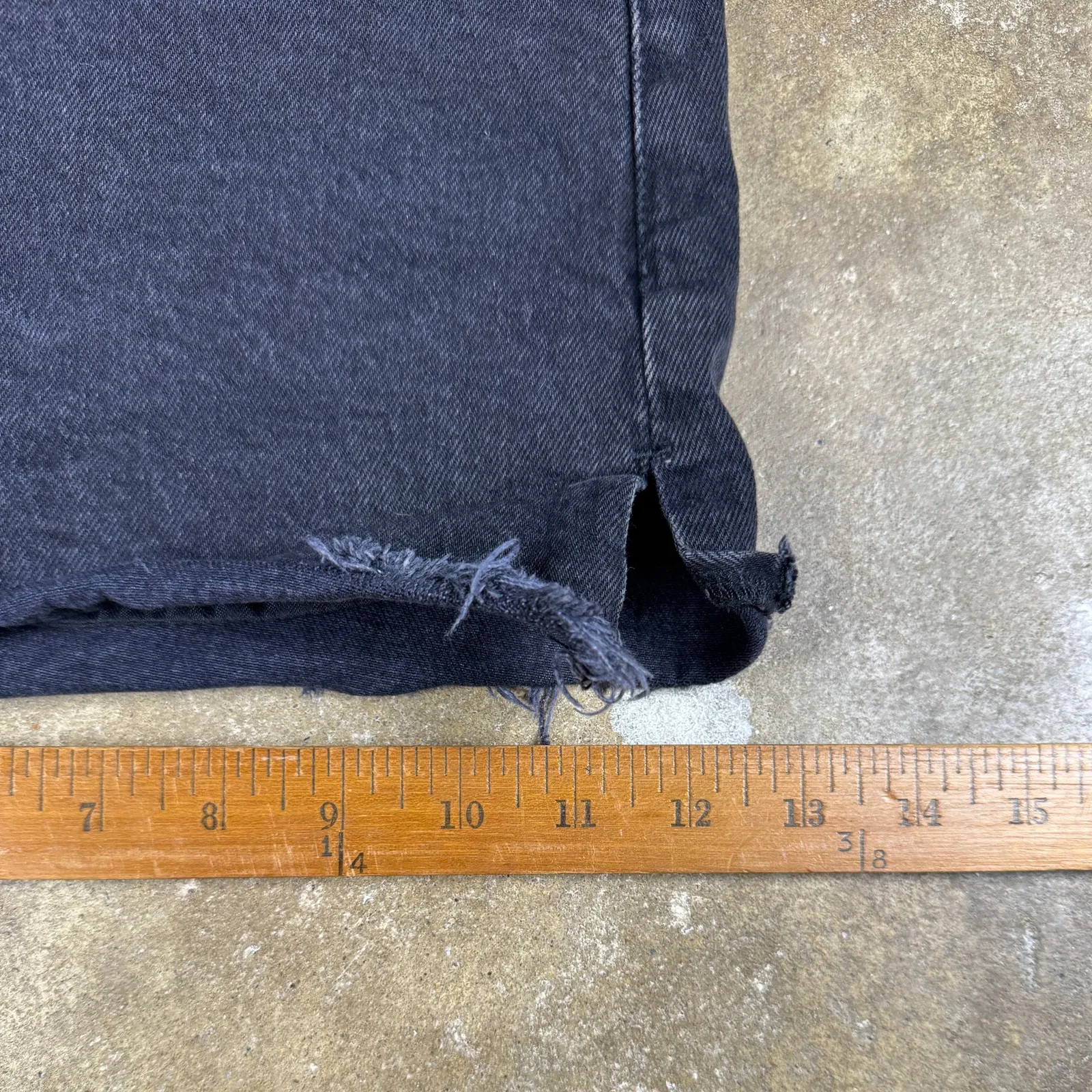 Abercrombie & Fitch Mom Short Women’s 30/10 Black High‎ Rise Distressed Cutoff - Image 10