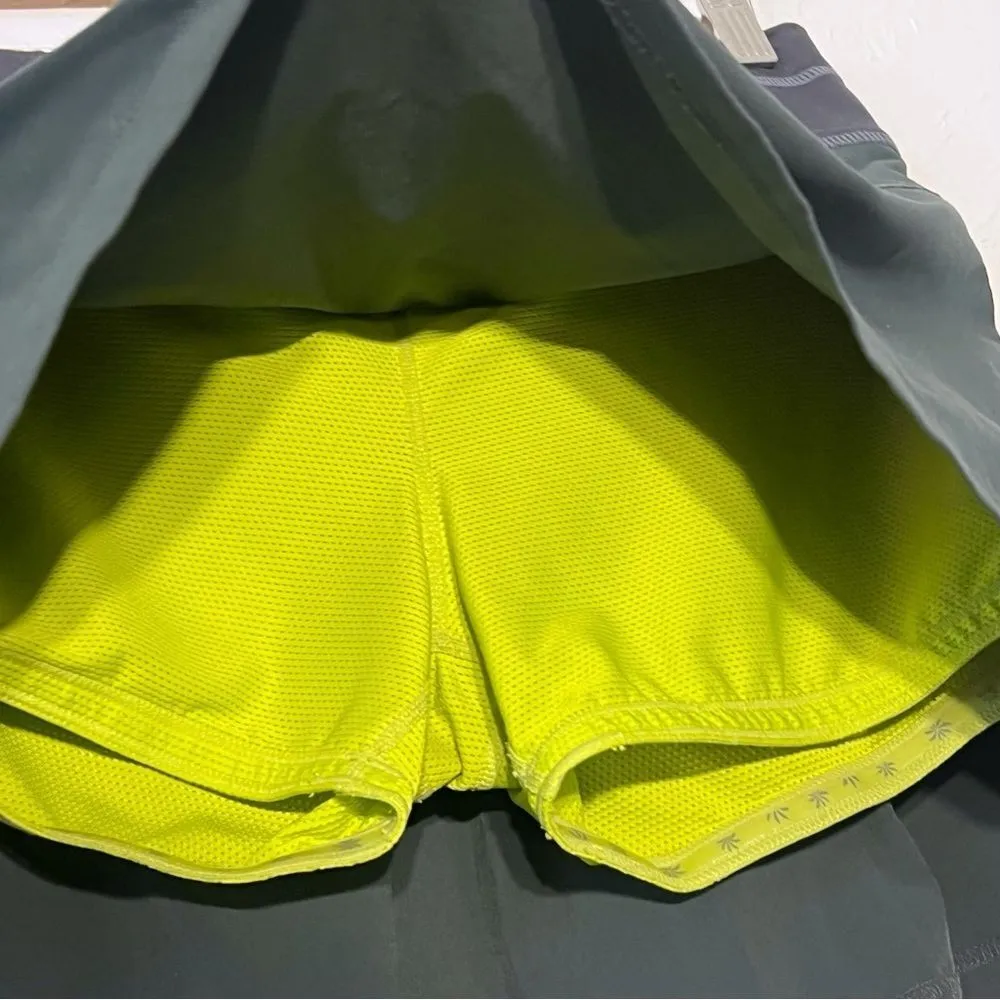 Athleta Womens Warrior Pleated Skort Skirt Tennis Golf Running Gray SZ XS - Image 4