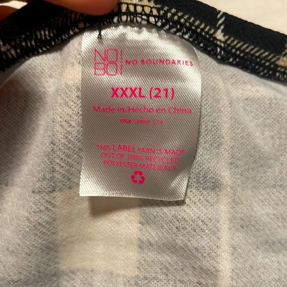 No Boundaries- NWT 2 Piece Set- Crop Top Bralette & Wide Leg Pants- Size XXXL 21 - Image 3