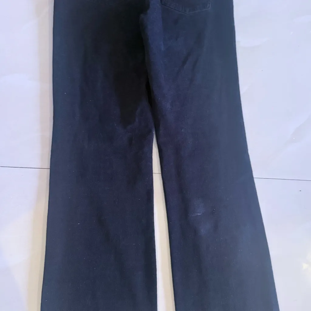 Women's Black Boot Cut flare Jeans . Colduroy size 28 - Image 5