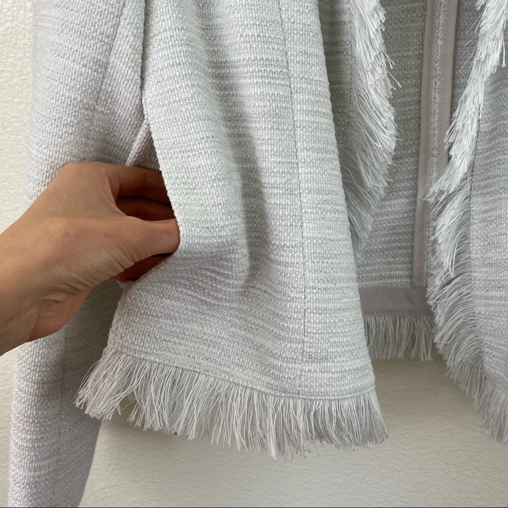 Hugo Boss Komina Fringe Tweed Blazer Jacket 10 - Image 4