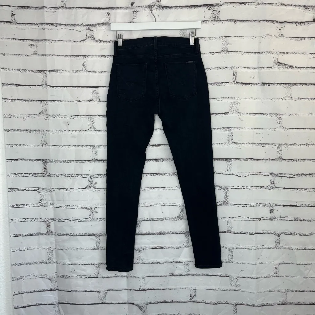 Hudson Roe Mid Rise Ankle Super Skinny Jeans Women’s 28 Dark Gray Stretch Denim - Image 10