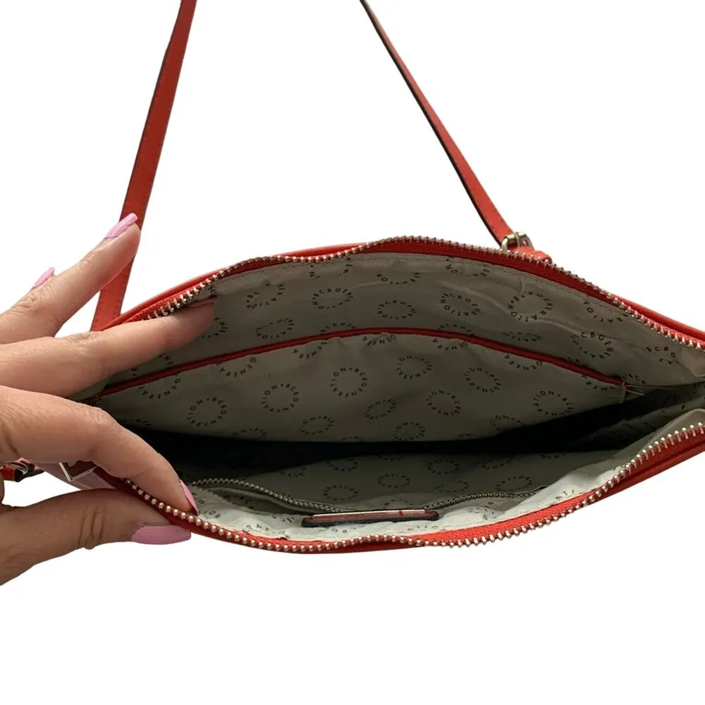 BCBGeneration | Milena Red Crossbody Silver Chain - Image 12