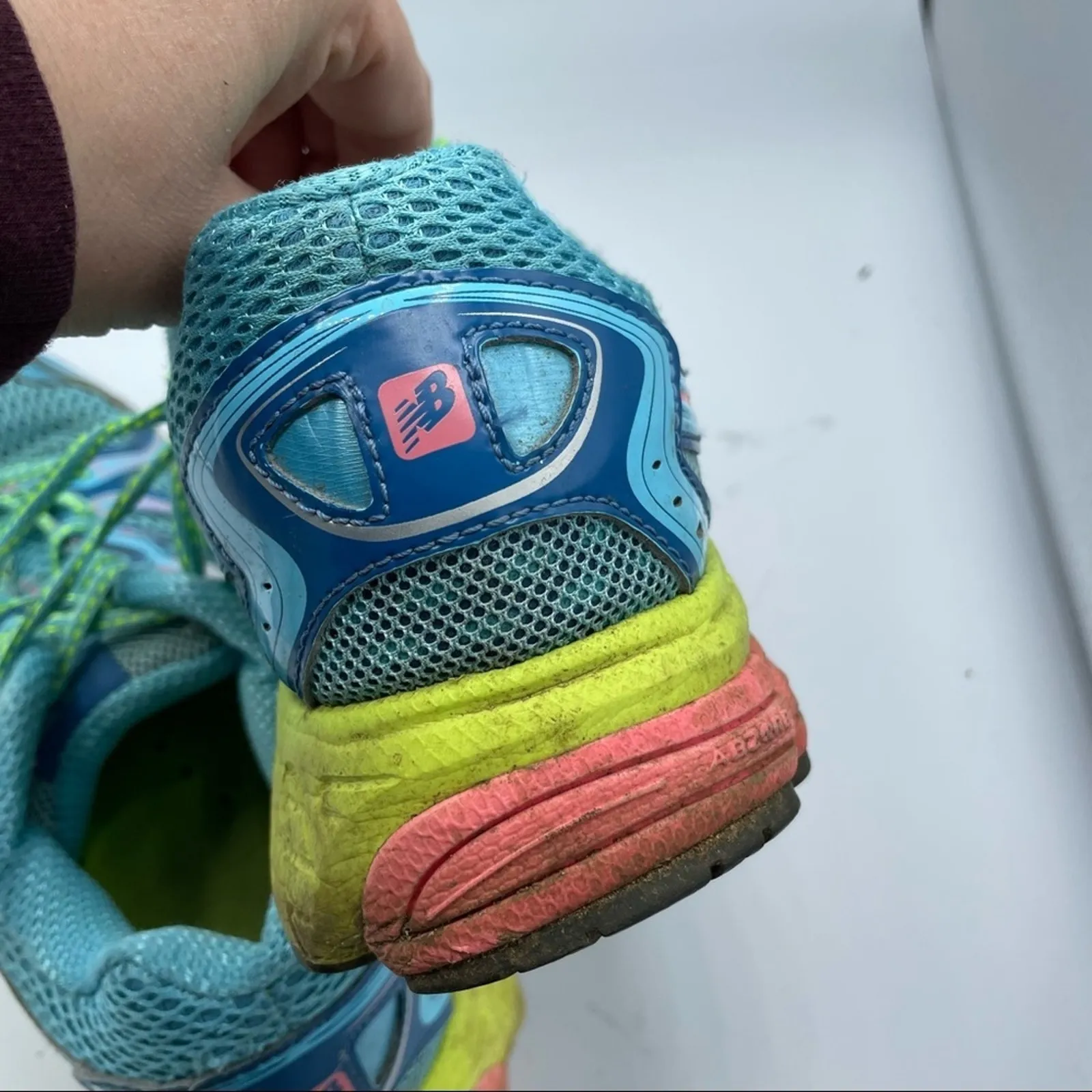 New Balance 580 V4 Blue Green Woman’s Running Shoes Sneakers 7.5 Athletic Casual - Image 8