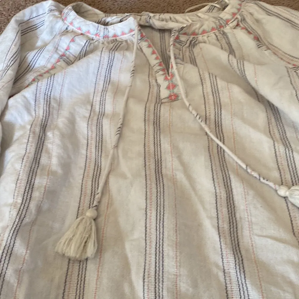 Love stitch boho blouse small - Image 5