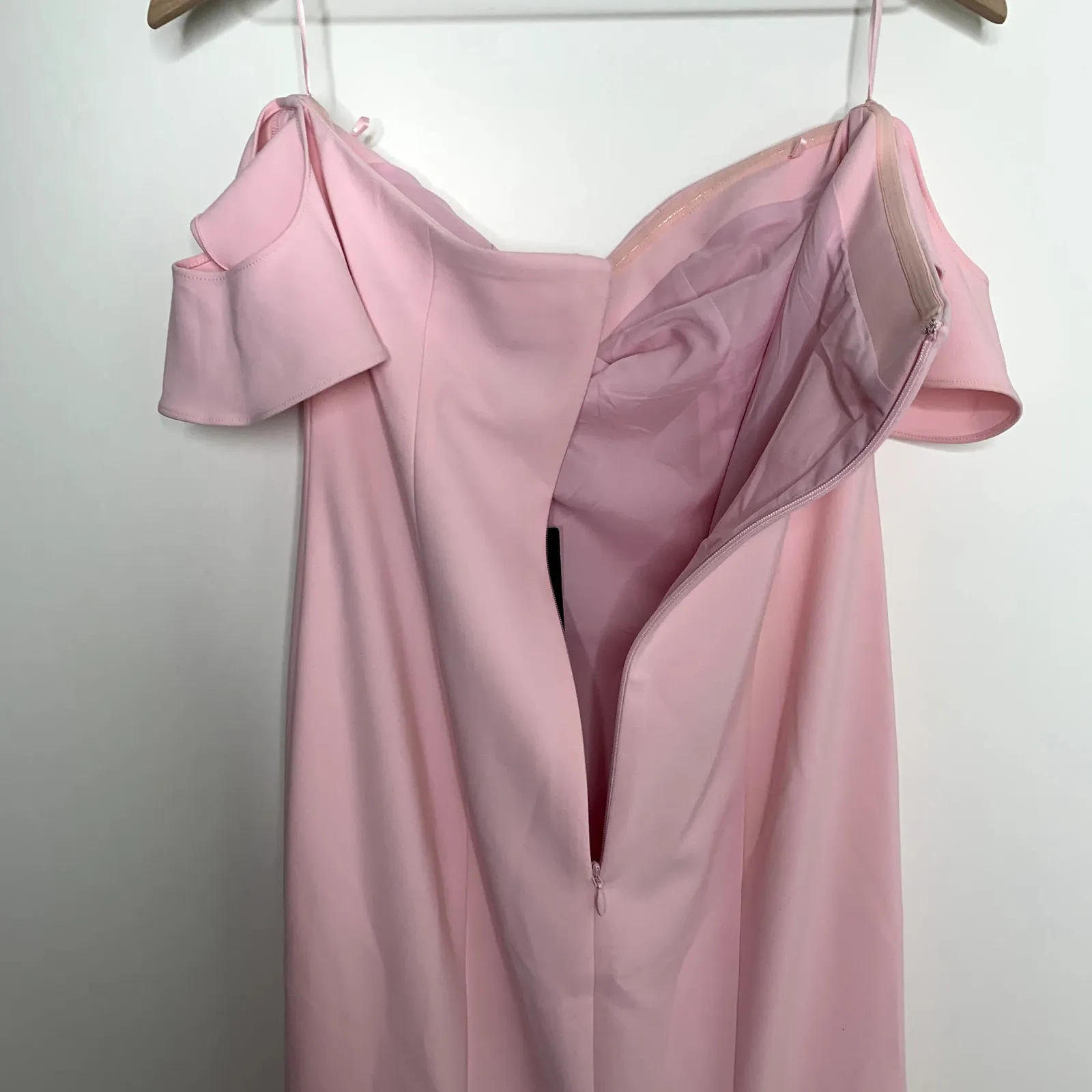 Revolve Likely Sunset Off-the-shoulder Petal Pink Dress Womens New Size 6 - Image 16