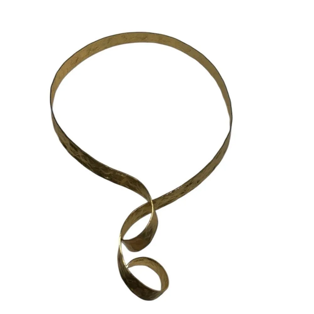 ZARA  Gold tone Abstract Choker Necklace.NWOT - Image 5