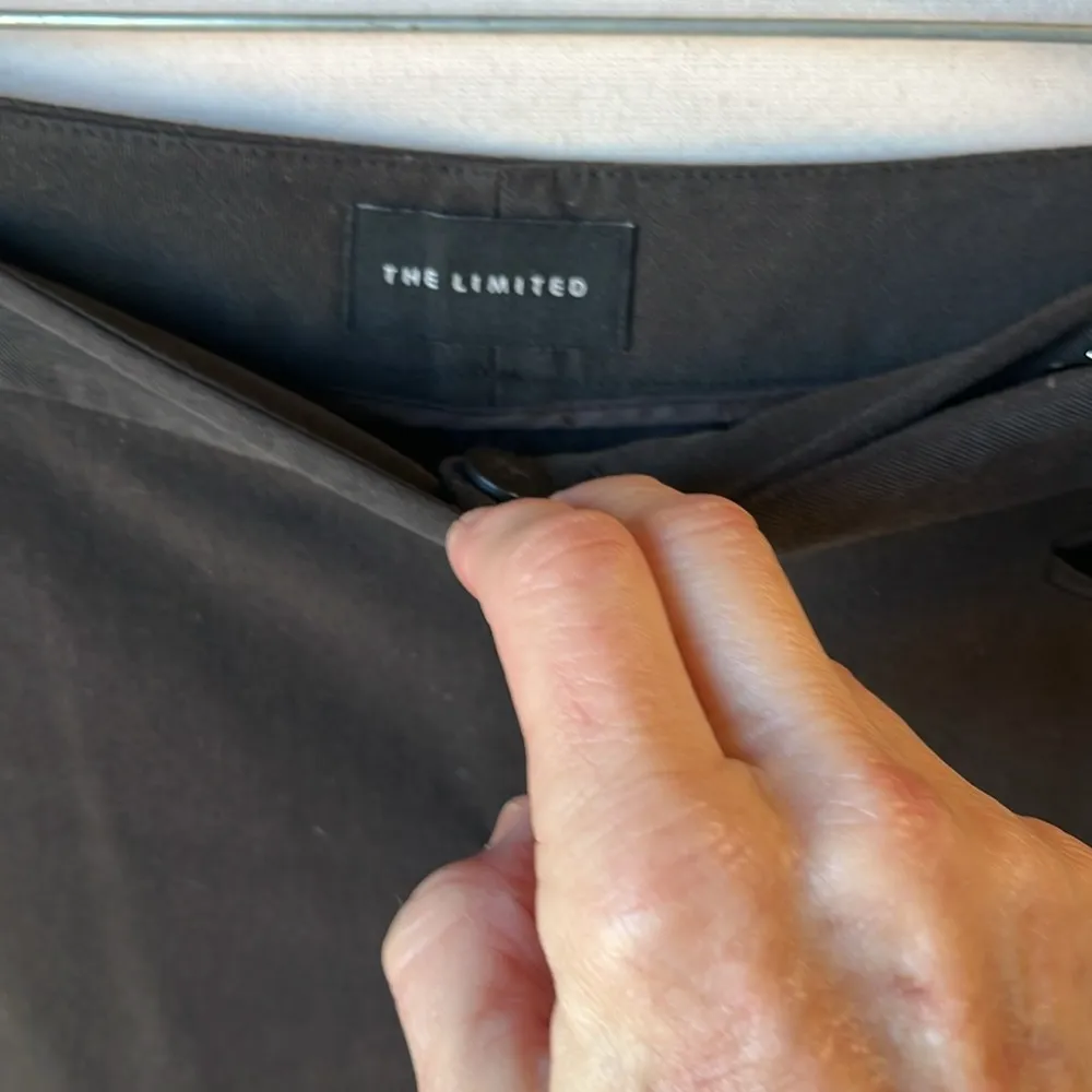 The Limited Brown Dressy Pants Womens 4 Wide Leg Flare - Image 4