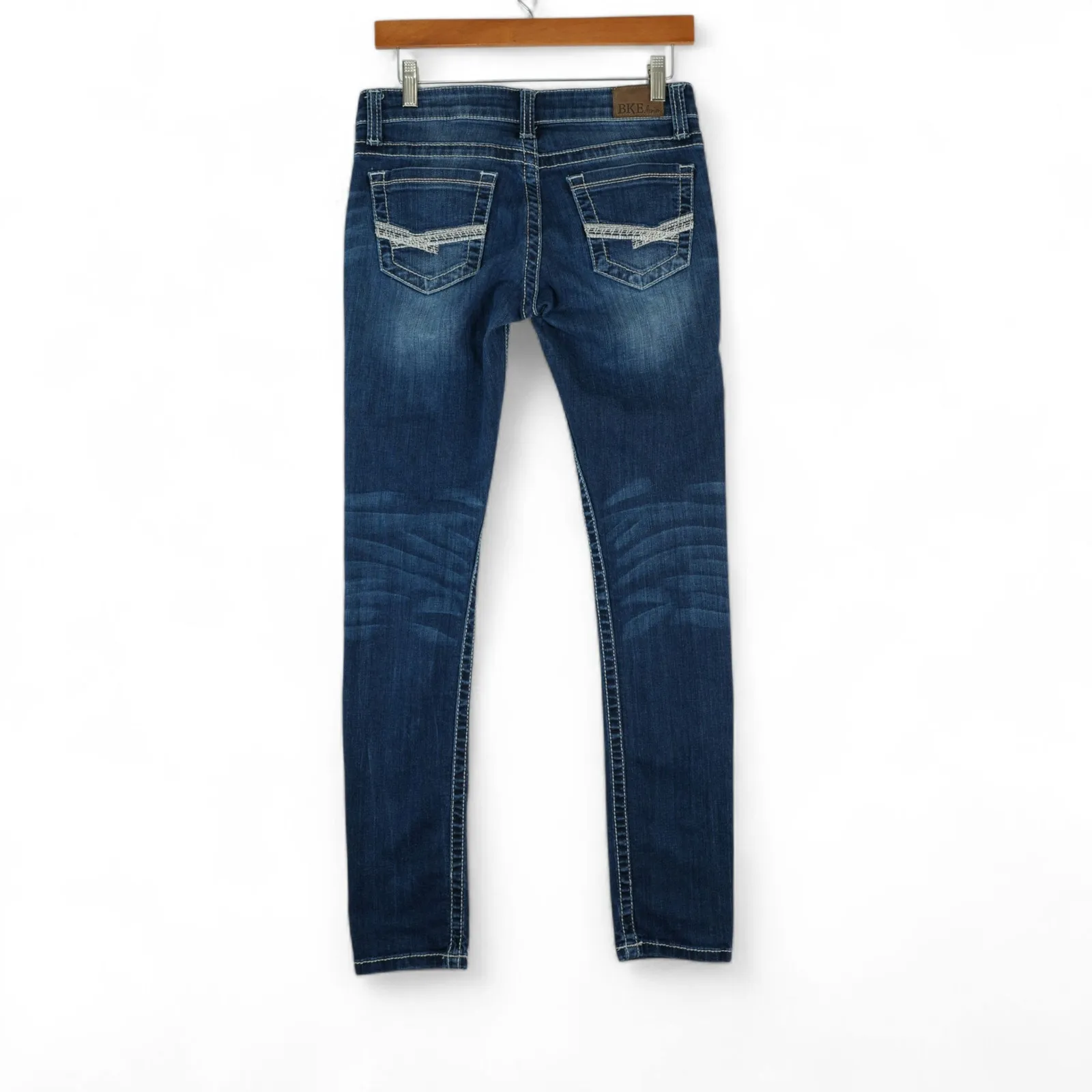 BKE Denim Jeans Womens 26Rx31.5 Fits (30x31) Stella Skinny Stretch Low Rise - Image 4