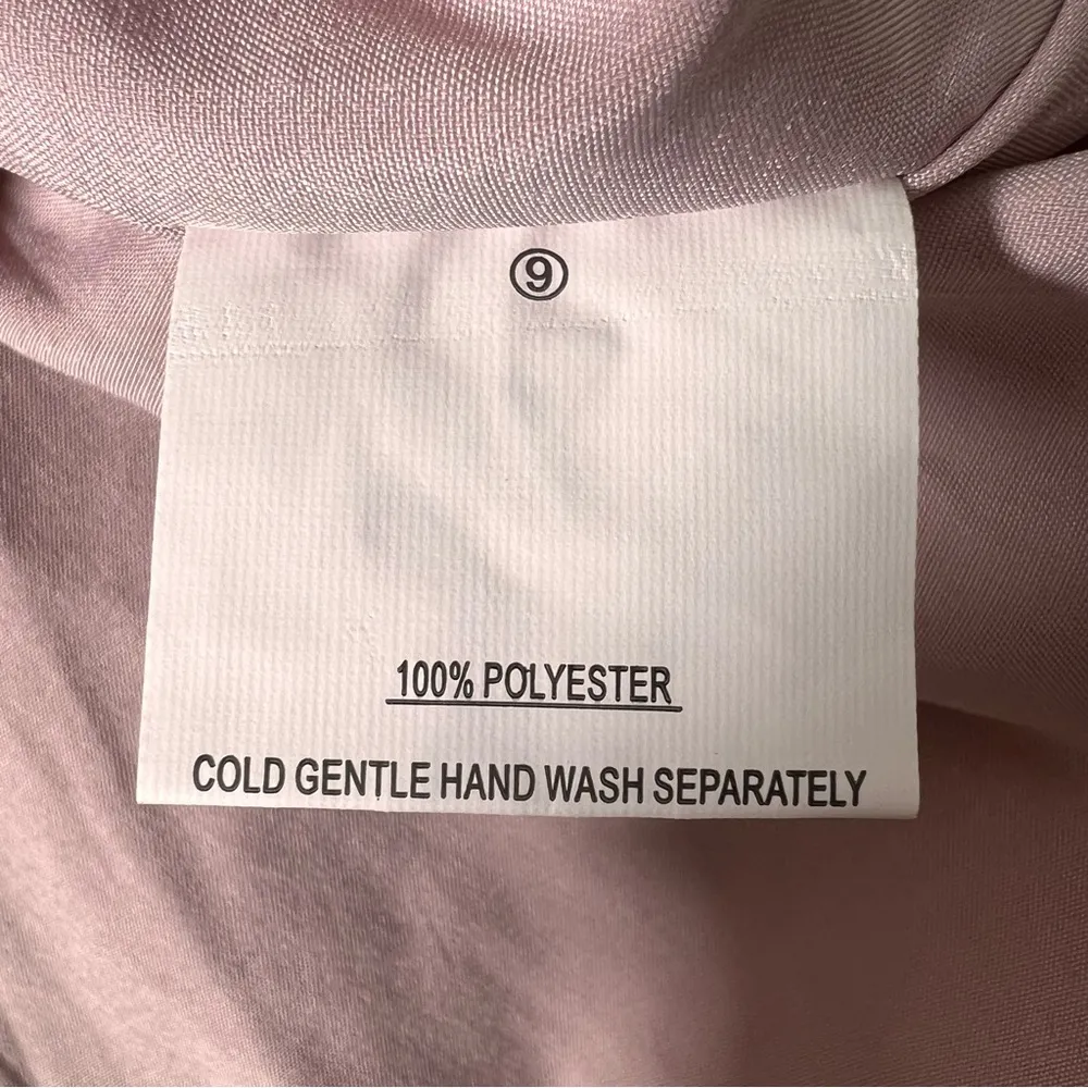 NWT Debbie Dabbie by Angel biba Blush Off Shoulder Tie Back Ruffle Mini Dress - Image 12