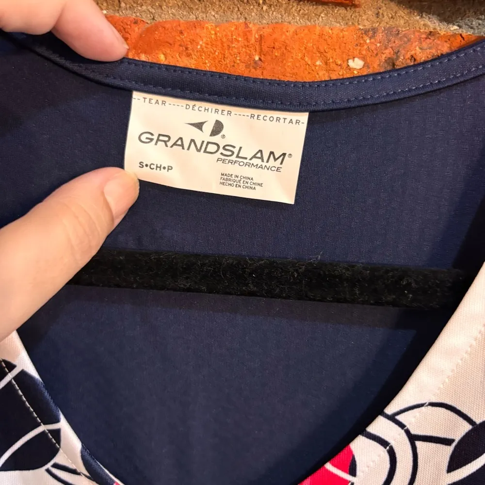 NWT Grand Slam womens mesh sleeveless pickleball tennis tank top blue/ white S Blue - Image 3