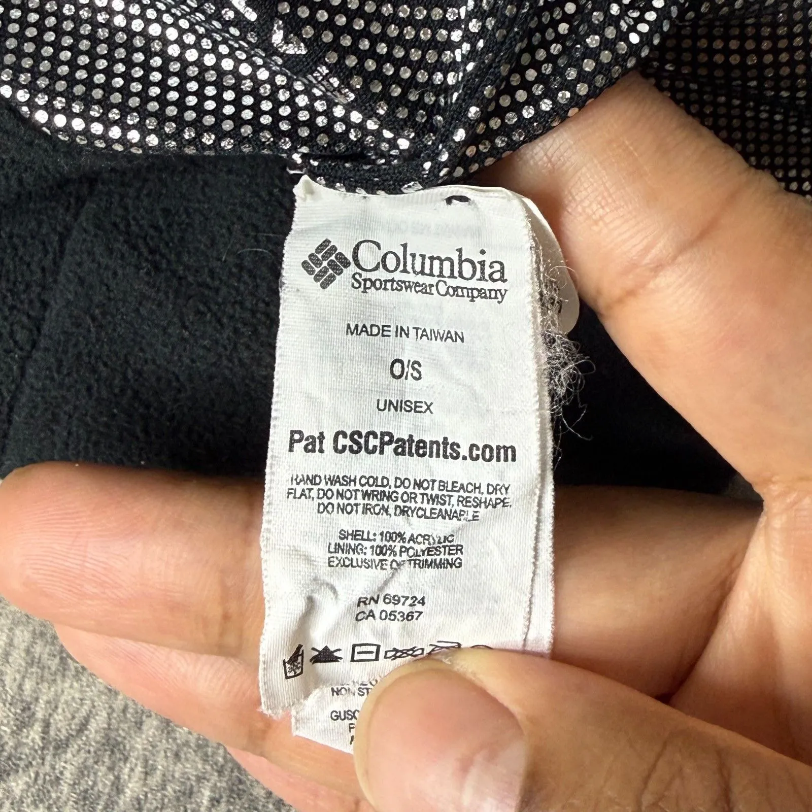 Columbia Sportswear Omni Heat Beanie Adult OS Blue Plaid Outdoor Winter Pom Pom - Image 5