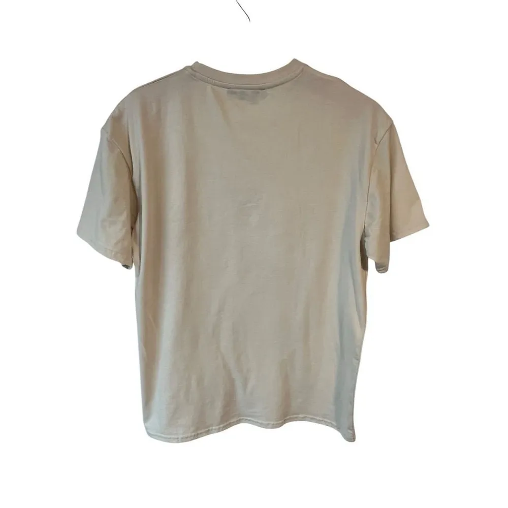 Charlotte Russe T-Shirt Womens Small Beige Whiskey Graphic Tee Short Sleeve NWT - Image 10