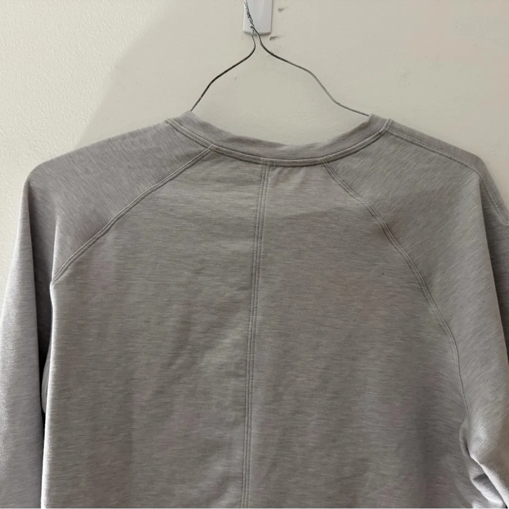 Lululemon Tuck & Gather Pullover in Heathered Mod Stargaze Silver Size Medium - Image 11