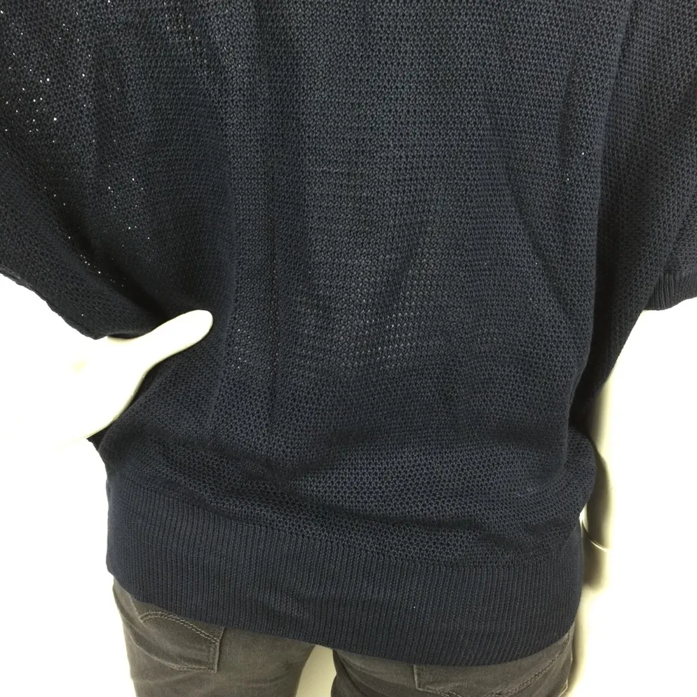 M Magaschoni Open Knit Short Dolman Sleeve Sweater - Image 13