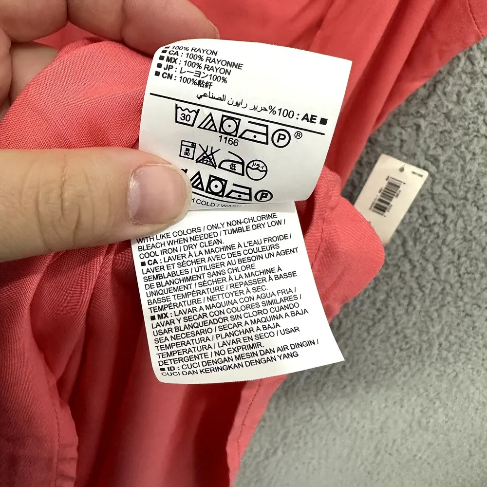 Old Navy Sundress Women Small Coral Mini Cottagecore Coquette Soft Girl Romantic - Image 2