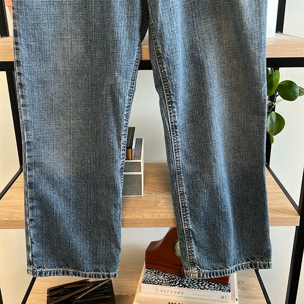 Polo Ralph Lauren Vintage 90's/Y2K Mid-Rise Saturday Cropped Jeans, 8 - Image 4