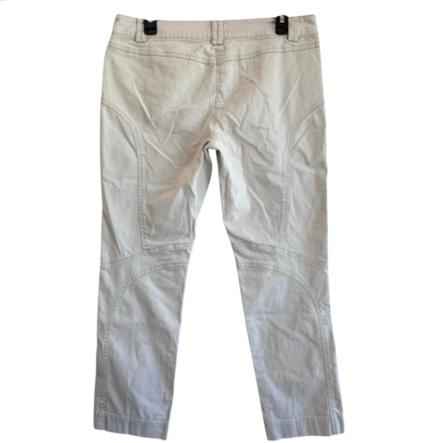 DIY Doodle Graphic Cargo Pants Beige Women’s Sz M Streetwear Y2K Indie Grunge - Image 2