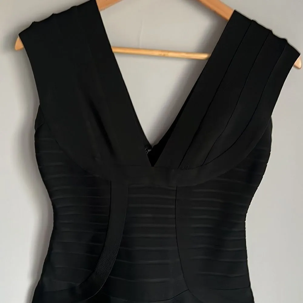 Herve Leger Noma Signature Essential Bandage Dress, Black - Image 6