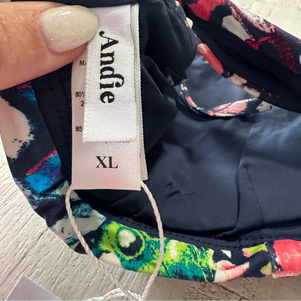 Andie Swim the Molokai Top NWT size XL Butterfly Print Bikini Swim Top‎ - Image 8