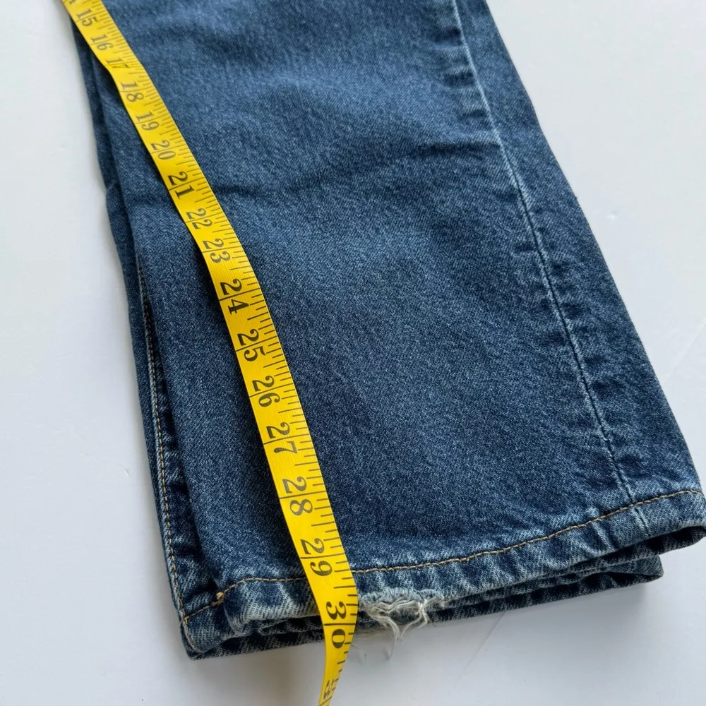 Levi's 550 Classic Relaxed Tapered Leg Dark Blue Jeans 14 Mis M (2003) - Image 11