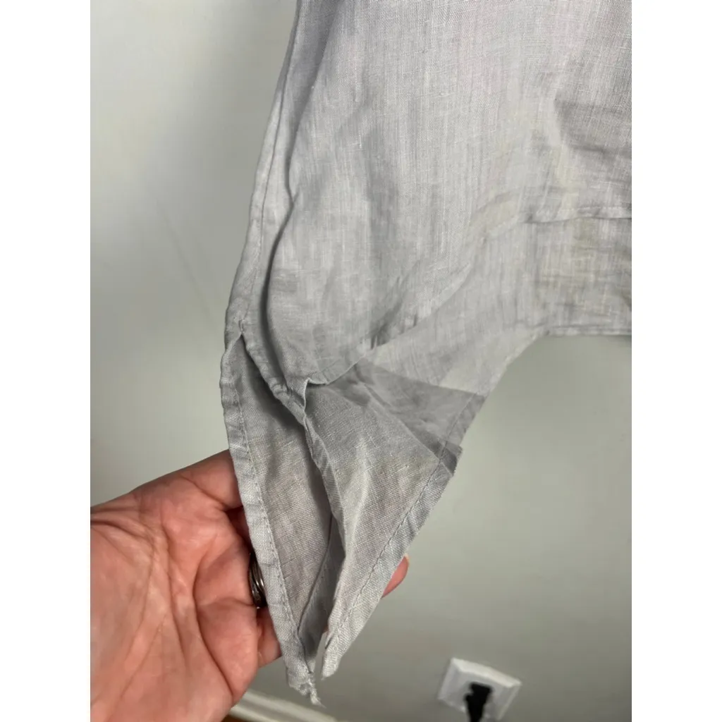 Women's La Fixsun Linen Tank Top Size S Gray - Image 5